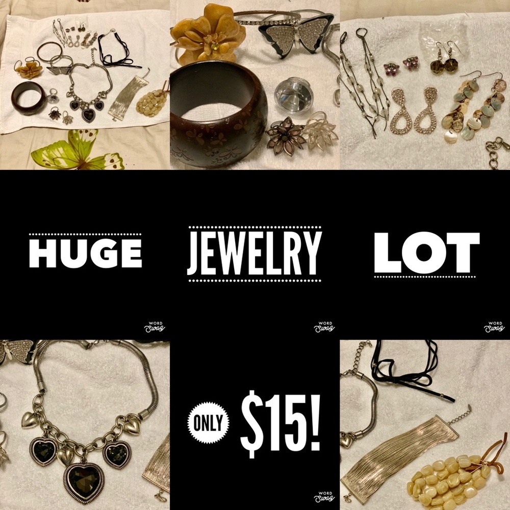 Huge jewelry lot!! All is great/NEW/good condition